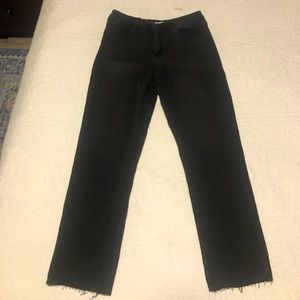 Forever 21, size 28, black mom jeans